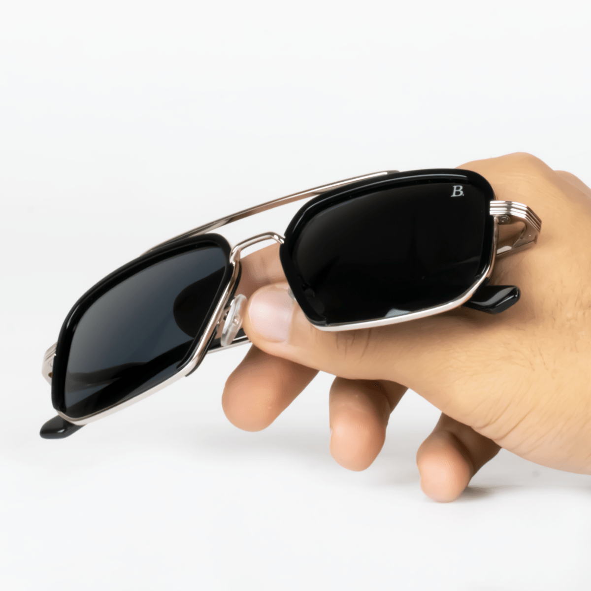 Solaires: Bleather EQUINOX C1 Noir/Silver - Drlunettes
