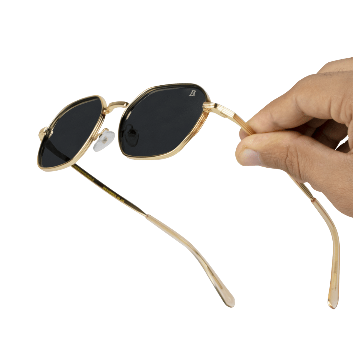 Solaires: Bleather LUMINAL S C1 Noir/doré - Drlunettes