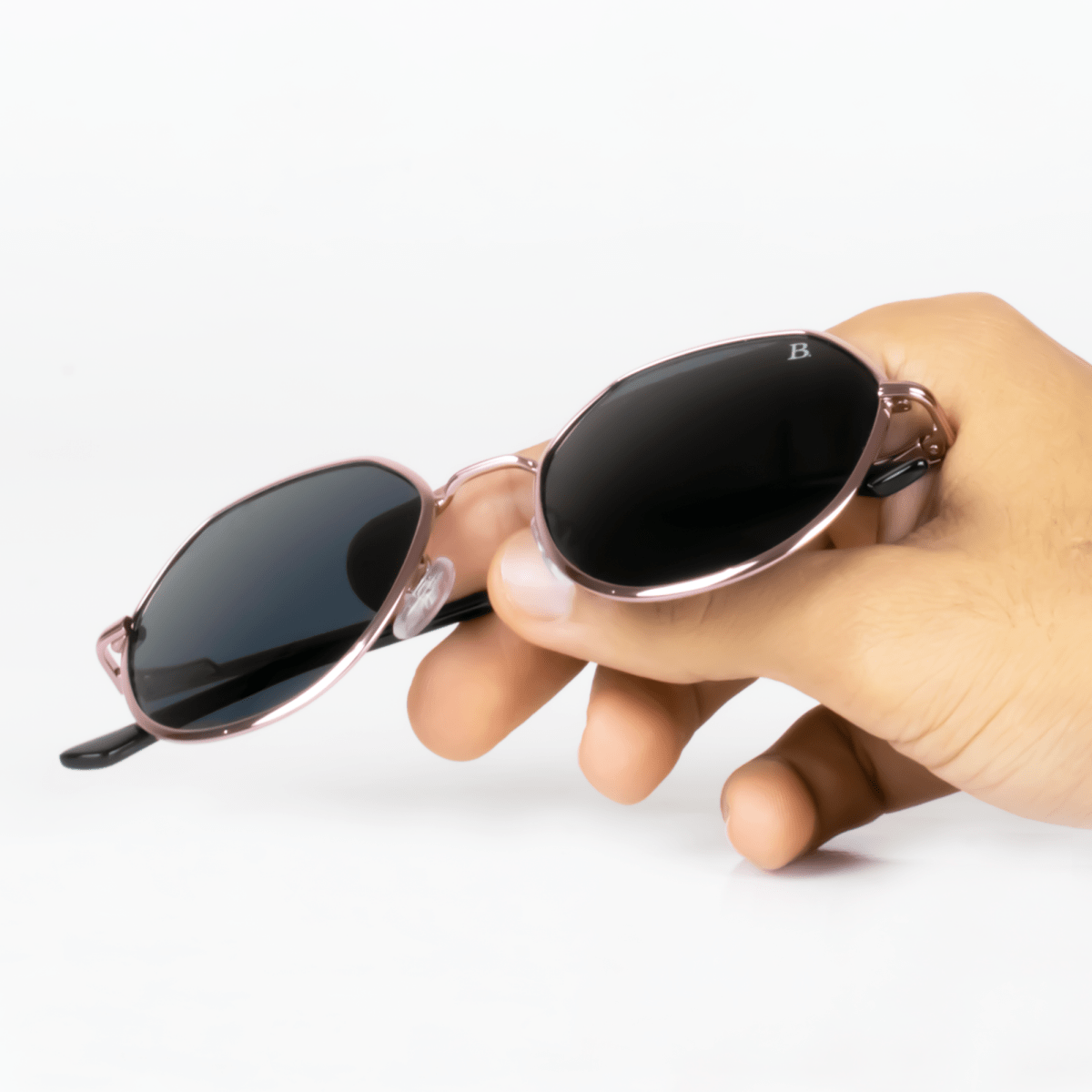 Solaires: Bleather LUNAVO C2 Nr/RoseGold - Drlunettes