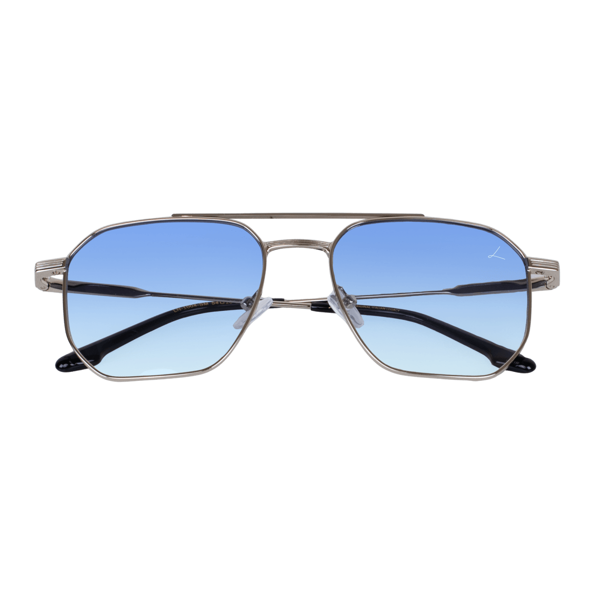 Solaires: Lenacci LN - 1004 - SM C4 Bleu trans/Silver - Drlunettes