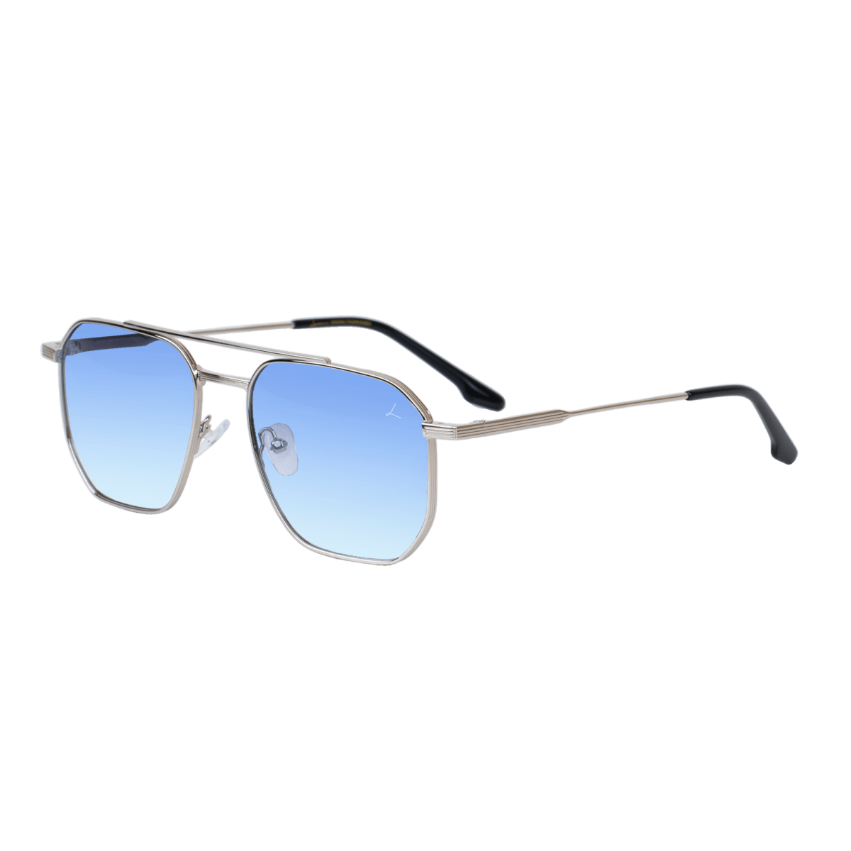 Solaires: Lenacci LN - 1004 - SM C4 Bleu trans/Silver - Drlunettes