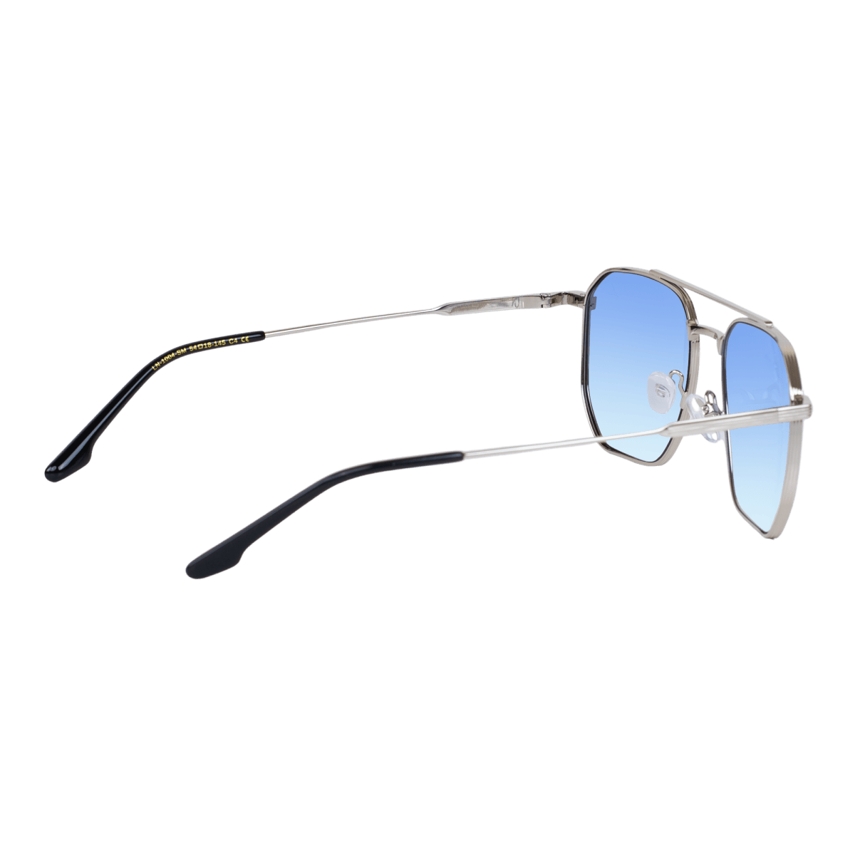 Solaires: Lenacci LN - 1004 - SM C4 Bleu trans/Silver - Drlunettes