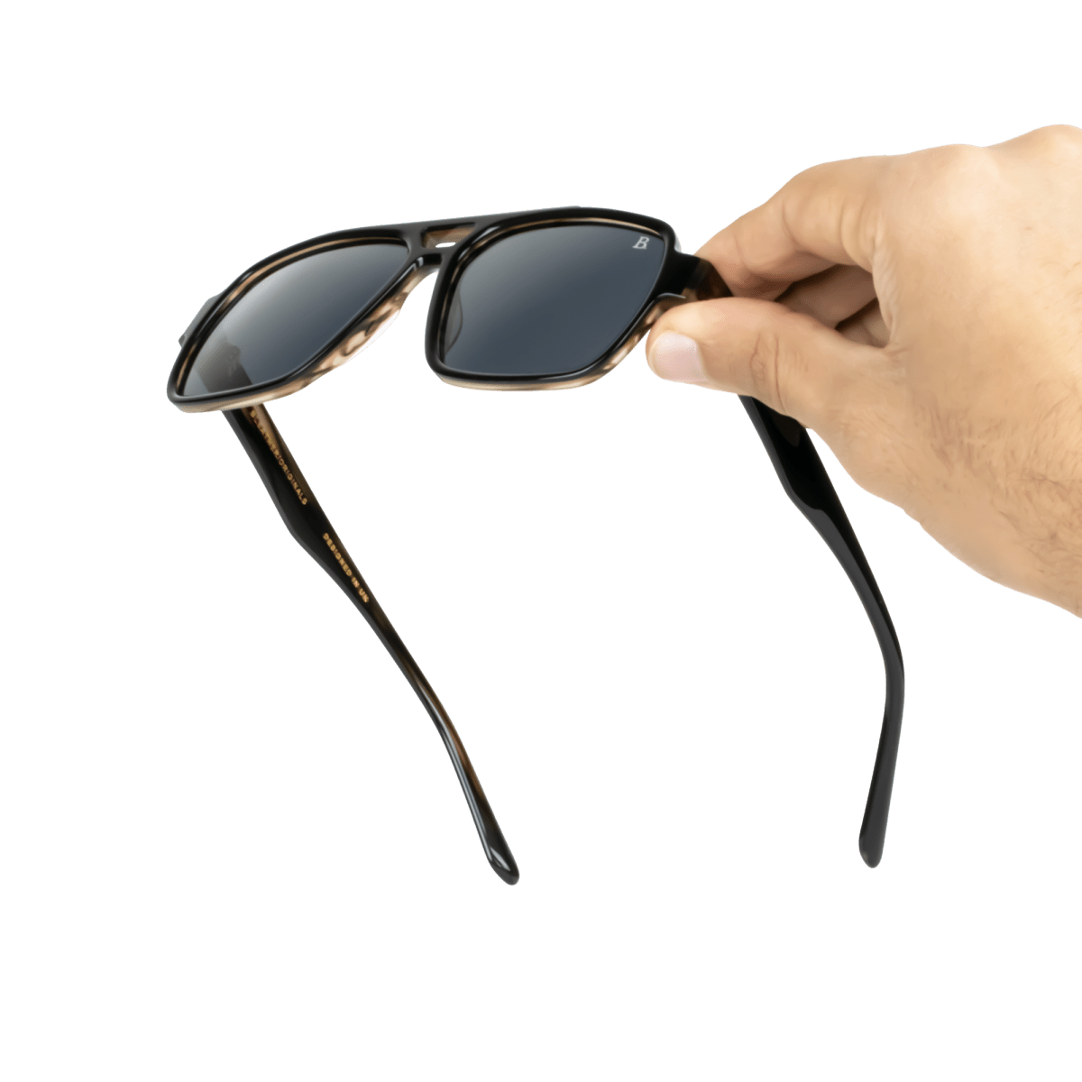 Solaires: Bleather POLARIS C4 Nr/BL;Havane - Drlunettes